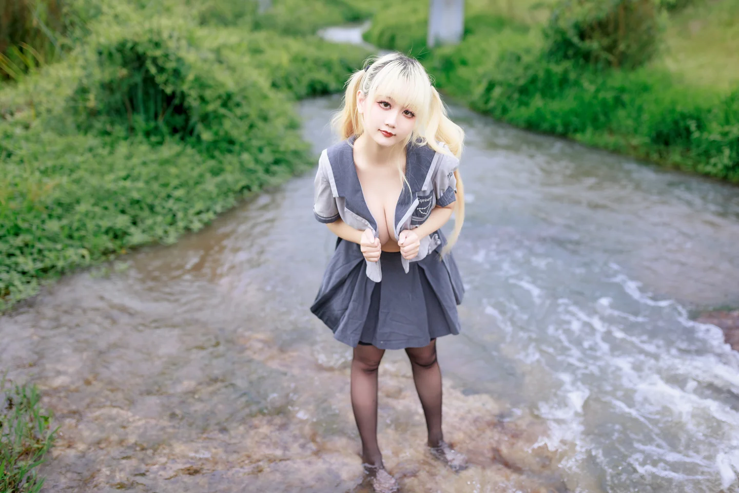 阿雪雪 - No.024 湿地JK [78P-1.77GB] tg@simisebaisi 【丝足阁】032.webp